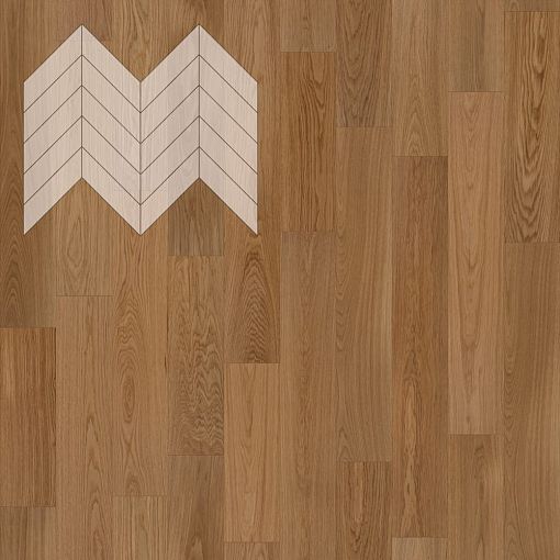 Паркет Елка Французская Lab Arte Chevron Дуб Рустик Гридж лак 600/475х125х14/3/45°