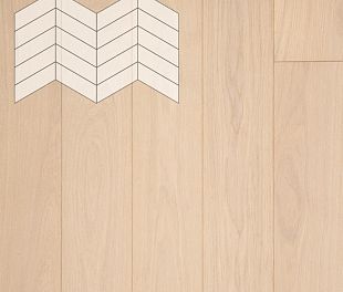 Паркет Елка Французская Lab Arte Chevron Дуб Селект Лана лак 400/337х110х14/3/60° в магазине напольных покрытий «Стильный пол»
