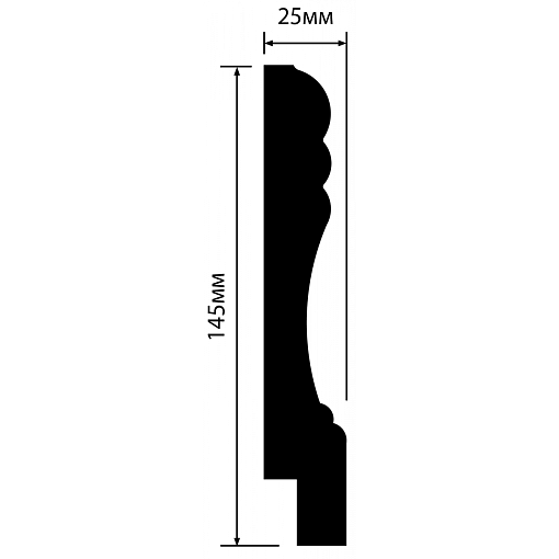 Плинтус HIWOOD W009L