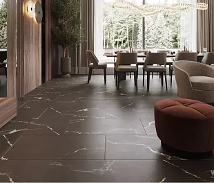 Кварцвинил 88911 Эбонитовый Мрамор Glue