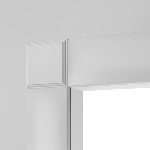 Квадратные элементы AK08 70x70x16мм, белый грунт, МДФ