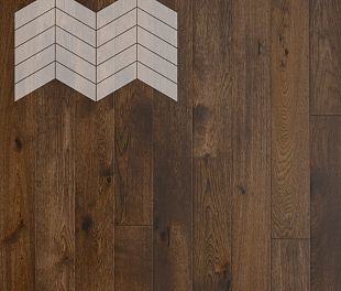 Паркет Елка Французская Lab Arte Chevron Дуб Селект Коньяк лак 400/337х110х14/3/60° в магазине напольных покрытий «Стильный пол»