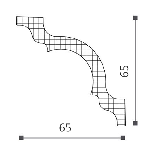 Карниз NMC А4 NOMASTYL (LX-68)