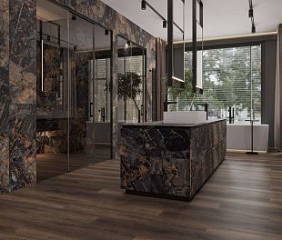 Кварцвинил LVT плитка Дуб Левитан ЕСО 5-43