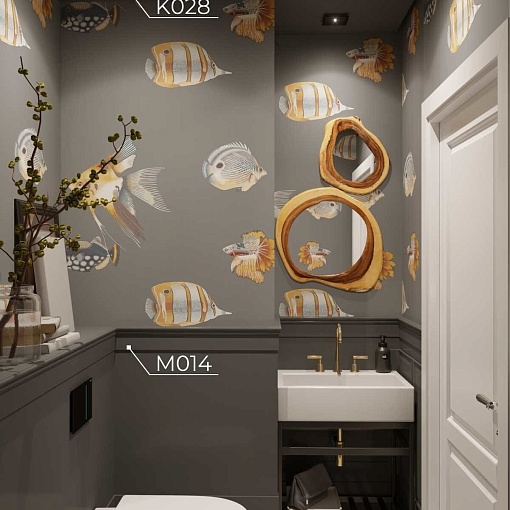 Карниз KX028, 75х75, 2000мм, Экополимер/24