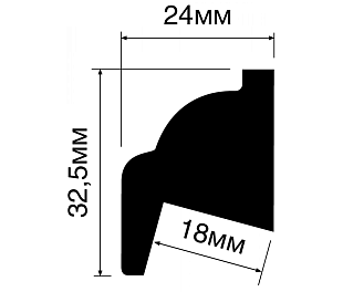 Молдинг HIWOOD LB32
