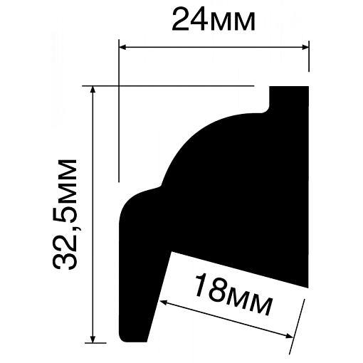 Молдинг HIWOOD LB32