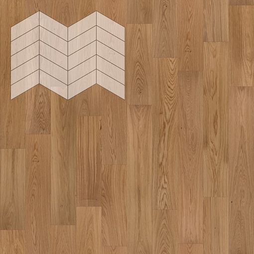 Паркет Елка Французская Lab Arte Chevron Дуб Натур Прозрачное масло 400/328х125х14/3/60°