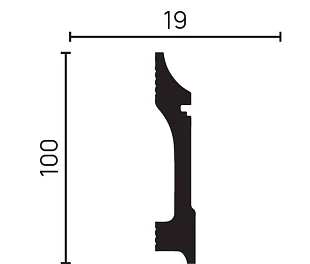 Плинтус DD711
