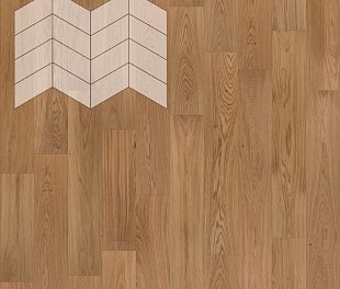 Паркет Елка Французская Lab Arte Chevron Дуб Натур Прозрачное масло 400/313х150х14/3/60° в магазине напольных покрытий «Стильный пол»