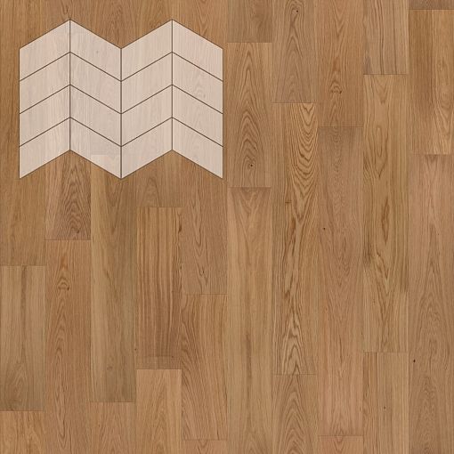 Паркет Елка Французская Lab Arte Chevron Дуб Натур Прозрачное масло 400/313х150х14/3/60°
