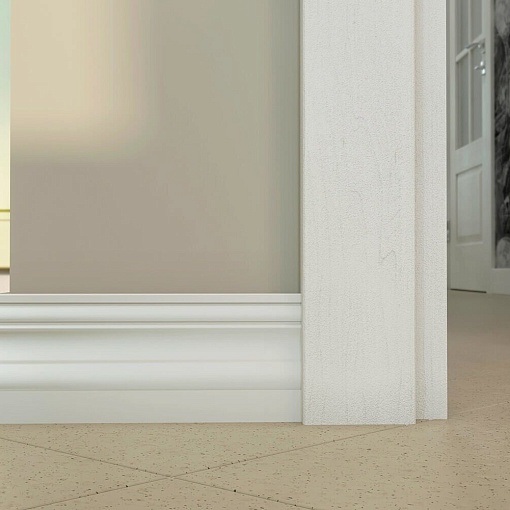 Плинтус PX015, 80х11, 2000мм, Экополимер/10