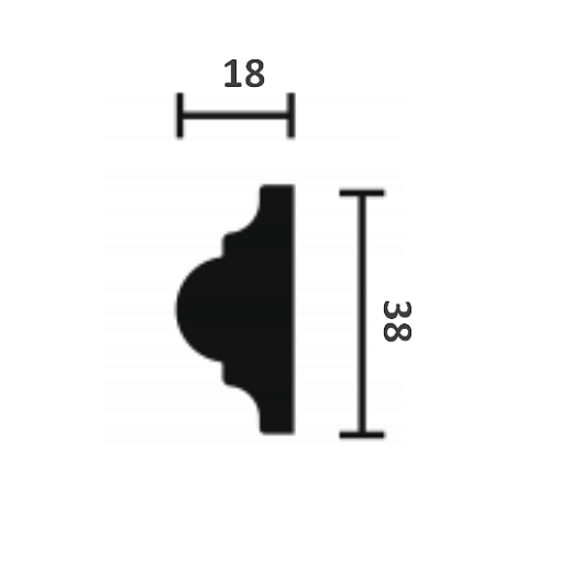 Молдинг гибкий Z10 Flex ARSTYL