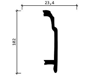 Плинтус DD102