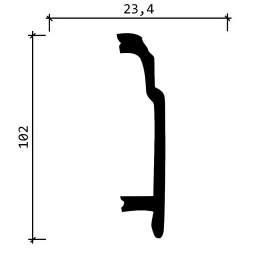 Плинтус DD102