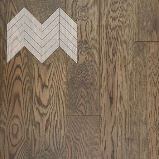 Паркет Елка Французская Lab Arte Chevron Дуб Рустик Ариста лак 600/490х110х14/3/45°