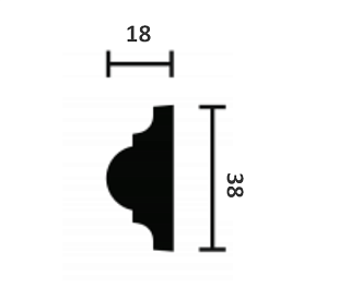 Молдинг WO2 WALLSTYL