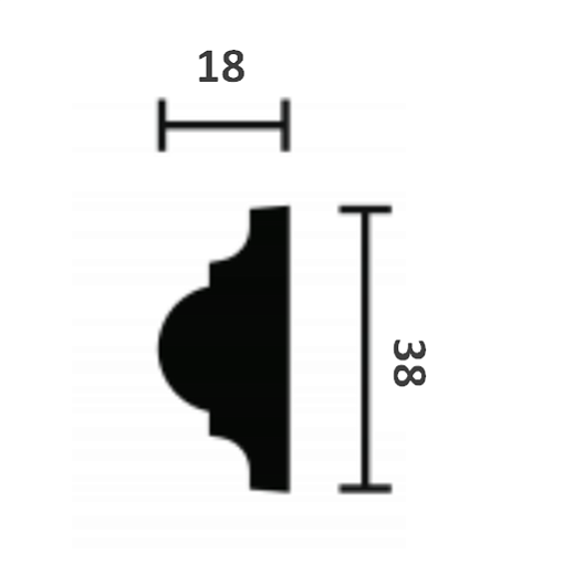 Молдинг WO2 WALLSTYL