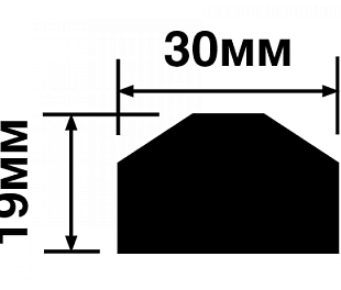 Молдинг HIWOOD TRS30