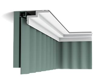 Скрытый карниз для штор C390 STEPS