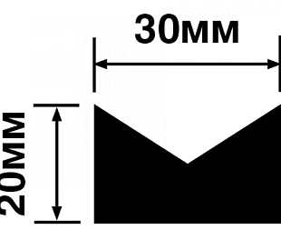 Молдинг HIWOOD TRV30