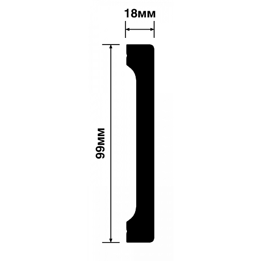 Плинтус HIWOOD B99V1