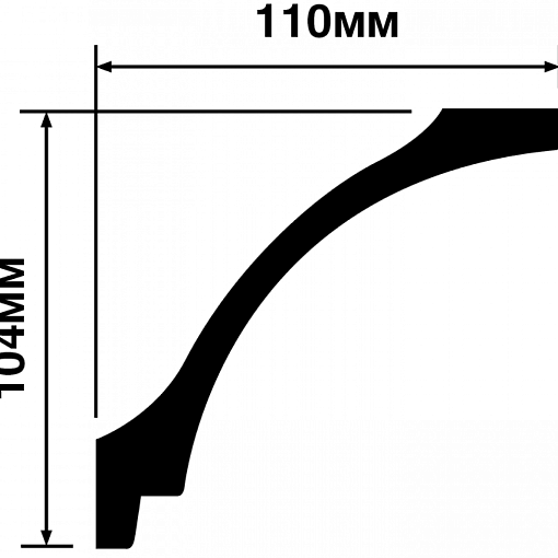Карниз HIWOOD A151