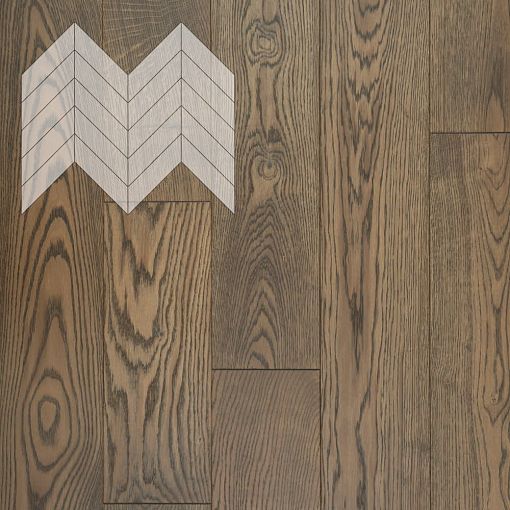 Паркет Елка Французская Lab Arte Chevron Дуб Рустик Ариста лак 600/475х125х14/3/45°