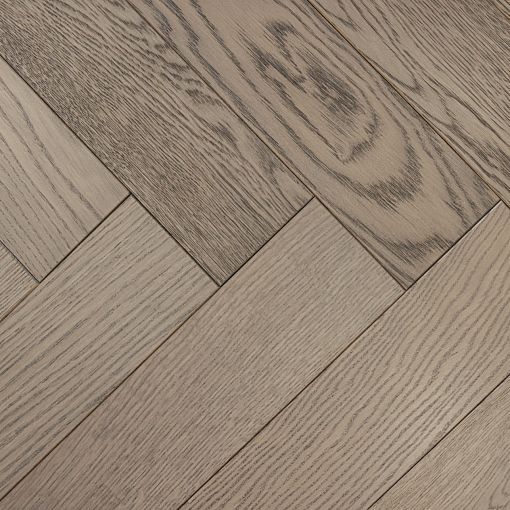 Инженерная доска AlixFloor, Английская ёлка, Дуб коричнево-серый