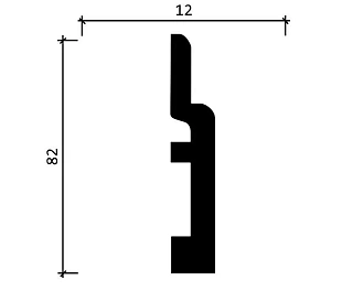Плинтус DD703