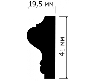 Молдинг HIWOOD LD40