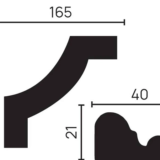 Декоративный уголок C1-DD608