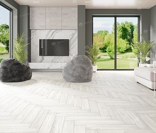 Кварцвинил Alpine floor Плитка Дуб Арктик ECO 16-4
