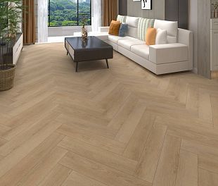 Кварцвинил ПВХ Покрытие Calitex Elementals Parhan Herringbone Click XES1003 600x150x4 (1,800 м2)