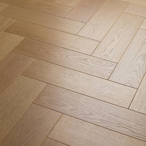 Паркет Елка Английская Royal Parket 400х90х13мм Дуб Натур Фаро лак