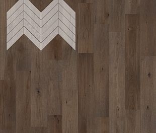 Паркет Елка Французская Lab Arte Chevron Дуб Селект Кайт лак 600/490х110х14/3/45° в магазине напольных покрытий «Стильный пол»
