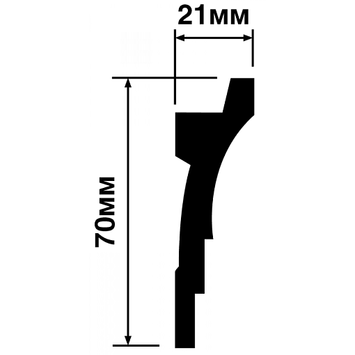Карниз HIWOOD A70V1