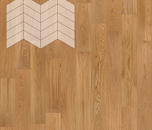 Паркет Елка Французская Lab Arte Chevron Дуб Рустик Прозрачное масло 400/348х90х14/3/60° в магазине напольных покрытий «Стильный пол»