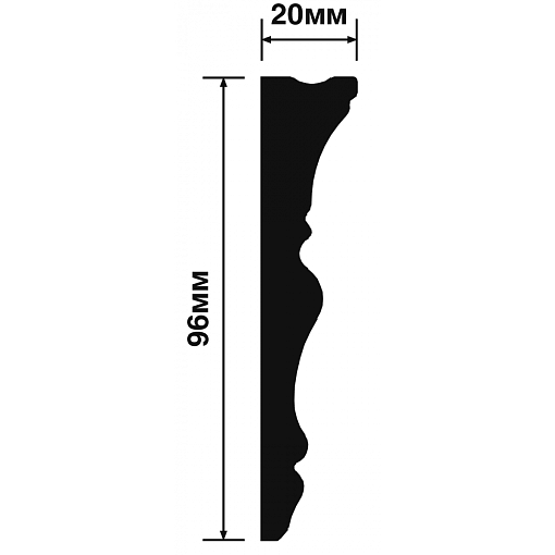 Карниз HIWOOD L1704