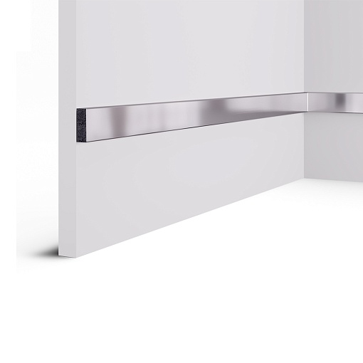 Рейка RX010-050, 30х10, 2000мм, Хром /24