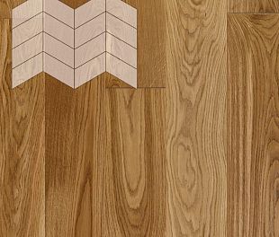 Паркет Елка Французская Lab Arte Chevron Дуб Натур лак 400/313х150х14/3/60° в магазине напольных покрытий «Стильный пол»