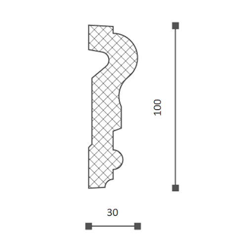 Обрамление дверей и окон MA16 DOMOSTYL