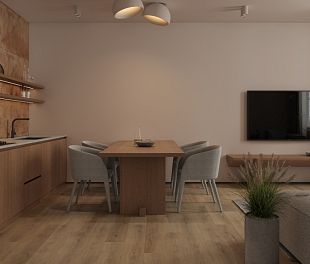 Кварцвинил LVT плитка ДУБ РЕЙСДАЛ ЕСО 3-41