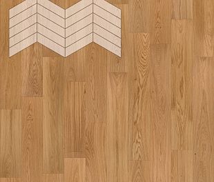 Паркет Елка Французская Lab Arte Chevron Дуб Селект лак 400/328х125х14/3/60° в магазине напольных покрытий «Стильный пол»