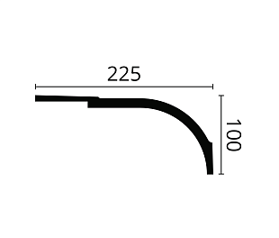 Плинтус NMC WT22 WALLSTYL