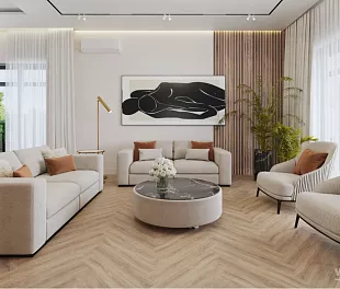 Кварцвинил GD11355 Паркет Монпелье Glue