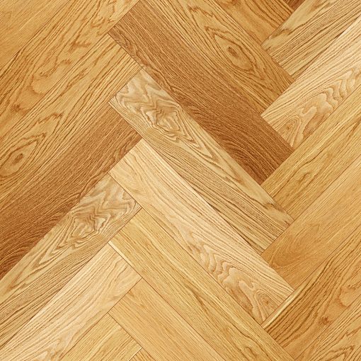 Паркет Елка Английская Royal Parket 400х90х13мм Дуб Натур лак